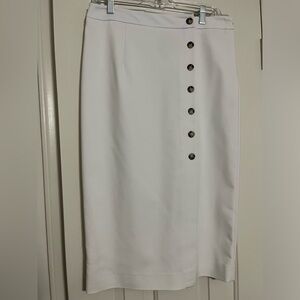 Alex Marie white pencil skirt size 8 NWOT